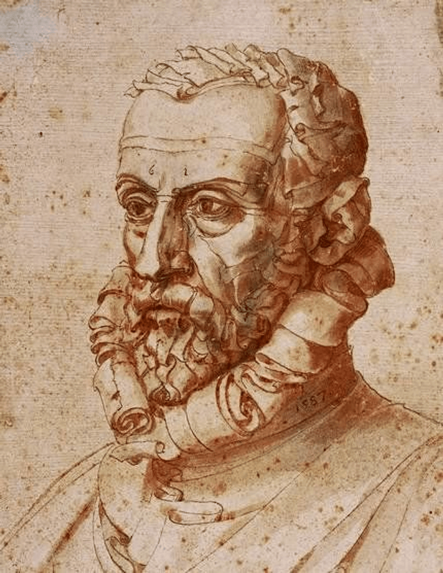 Marque-page en cuir repoussé, l'oeil du Maitre, les grands peintres
