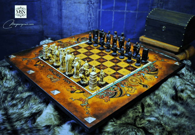 Jeu d'échecs médiéval Bataille d'Hastings 1066