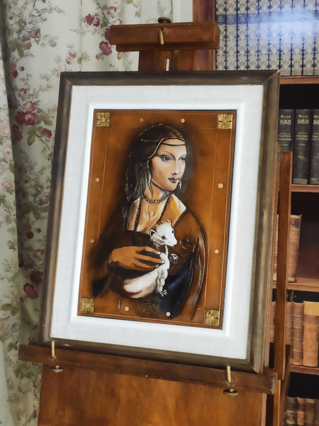 Dame à l'hermine