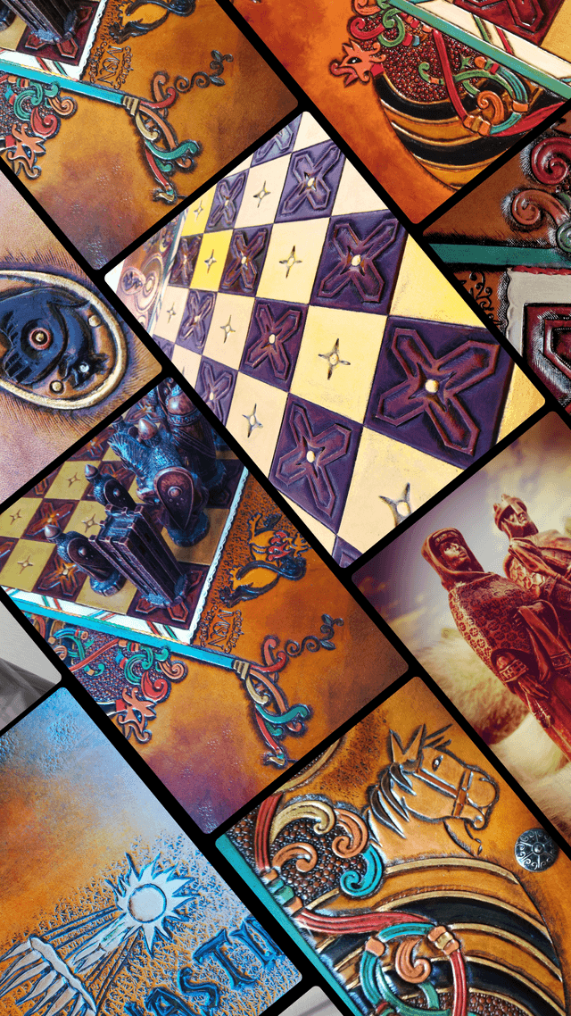 Jeu d'échecs médiéval Bataille d'Hastings 1066